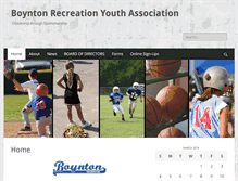 Tablet Screenshot of boyntonrec.com